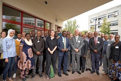 Participants of the Opening Ceremony of the 4th TRI-SUSTAIN Graduate School in Halle (Saale) (Foto: Dr. Adrian Richter, MLU)
